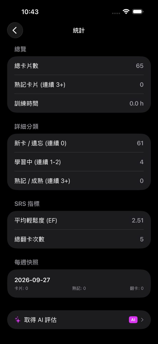 統計畫面
